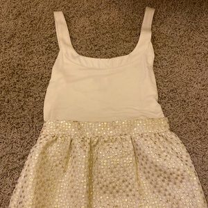 Gold Sparkly Holiday/Party Dress